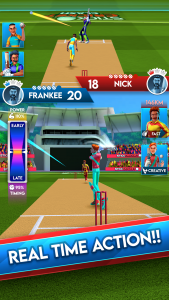 اسکرین شات بازی Stick Cricket Clash 1