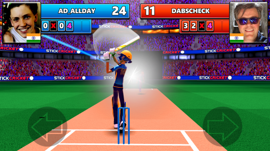 اسکرین شات بازی Stick Cricket Live 1