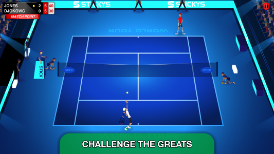 اسکرین شات بازی Stick Tennis Tour 2