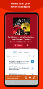 اسکرین شات برنامه Stitcher - Podcast Player 5