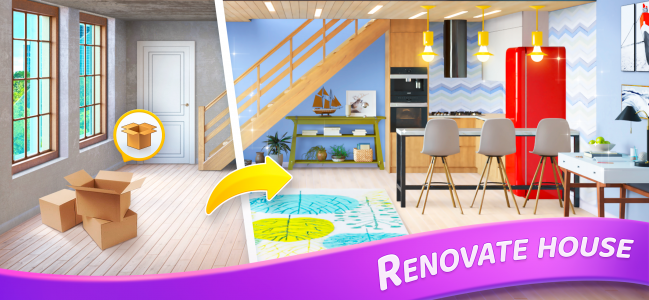 اسکرین شات بازی Merge Design: Home Makeover 4