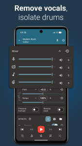 اسکرین شات 2 برنامه Up Tempo: Pitch, Speed Changer