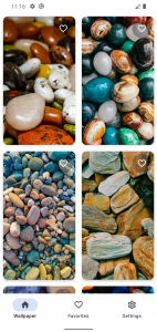 اسکرین شات 2 برنامه Stone Wallpapers 4K