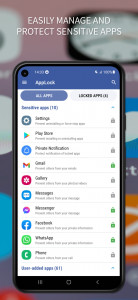 اسکرین شات 2 برنامه Applock - Gallery Vault