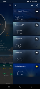 اسکرین شات 7 برنامه Weather Real-time Forecast