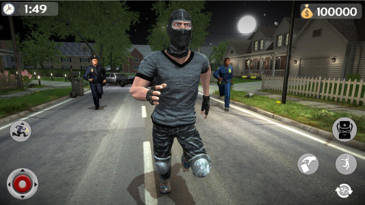 اسکرین شات برنامه Crime City Thief Simulator 3D 1