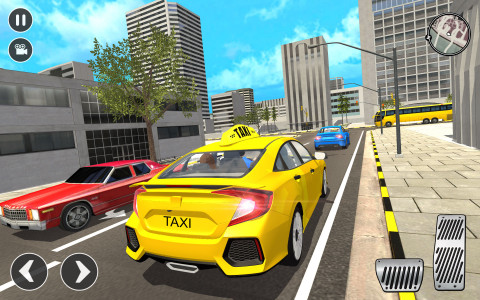 اسکرین شات برنامه Open World Taxi Sim 2023 6