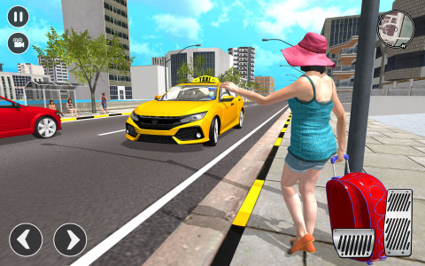 اسکرین شات برنامه Open World Taxi Sim 2023 2