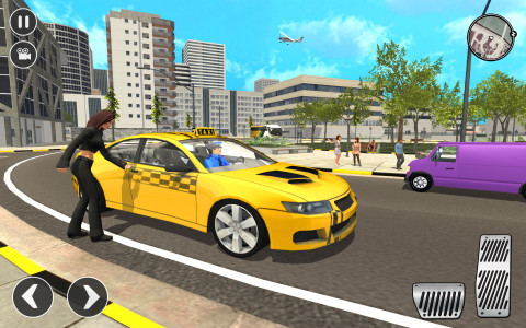 اسکرین شات برنامه Open World Taxi Sim 2023 8