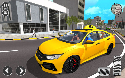 اسکرین شات برنامه Open World Taxi Sim 2023 1