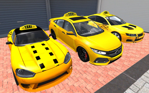 اسکرین شات برنامه Open World Taxi Sim 2023 7