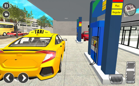 اسکرین شات برنامه Open World Taxi Sim 2023 5