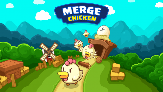 اسکرین شات بازی Merge Chicken - Idle Tycoon 1