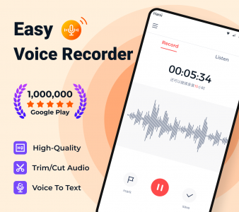 اسکرین شات برنامه Voice Recorder & Voice Memos 1