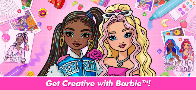 اسکرین شات 1 برنامه Barbie Color Creations