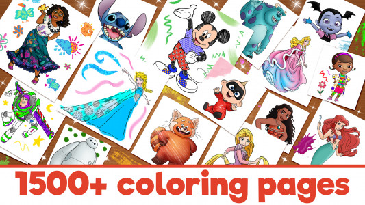 اسکرین شات بازی Disney Coloring World 1