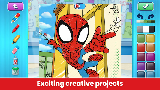 اسکرین شات 6 برنامه Marvel HQ: Kids Super Hero Fun