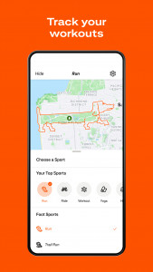 اسکرین شات 1 برنامه Strava: Run, Bike, Hike
