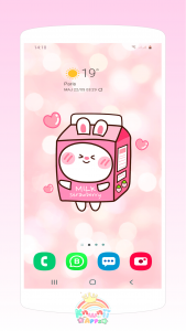 اسکرین شات برنامه Strawberry backgrounds - Cute kawaii wallpapers 8