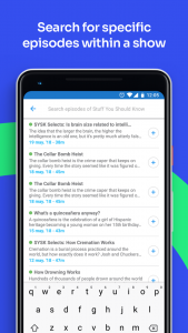 اسکرین شات 7 برنامه Podcast App
