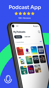 اسکرین شات 1 برنامه Podcast App