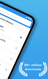 اسکرین شات 2 برنامه Simple Radio: Live AM FM Radio