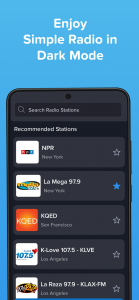 اسکرین شات 3 برنامه Simple Radio: Live AM FM Radio