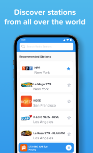 اسکرین شات 4 برنامه Simple Radio: Live AM FM Radio