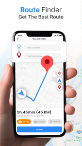 اسکرین شات برنامه Street View GPS Navigation Map 4