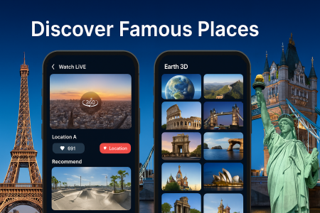 اسکرین شات برنامه Street View Maps Live Camera 4