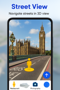 اسکرین شات 4 برنامه GPS Earth Map - Live Satellite