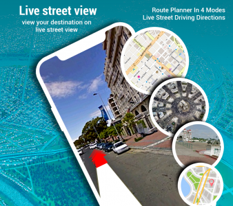 اسکرین شات برنامه Street View - 3D Live camera 3