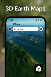 اسکرین شات 7 برنامه GPS Earth Map: Live Satellite