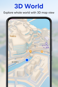 اسکرین شات 5 برنامه GPS Earth Map - Live Satellite