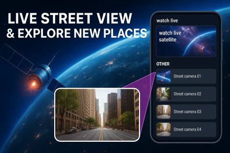 اسکرین شات برنامه Street View Maps Live Camera 1