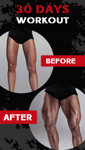 اسکرین شات برنامه Gym Workout Legs Training App 4