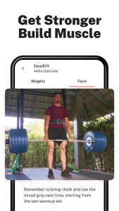 اسکرین شات برنامه StrongLifts Weight Lifting Log 2