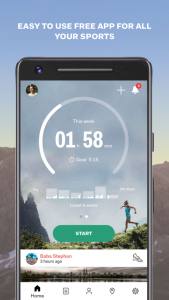 اسکرین شات برنامه Sports Tracker Running Cycling 1