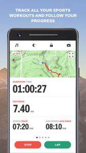 اسکرین شات برنامه Sports Tracker Running Cycling 2