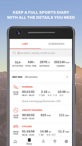 اسکرین شات برنامه Sports Tracker Running Cycling 6