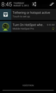 اسکرین شات برنامه Mobile HotSpot 3