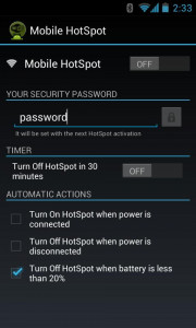 اسکرین شات برنامه Mobile HotSpot 4