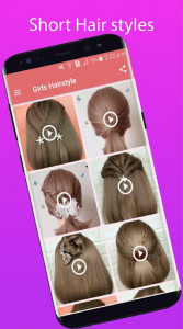 اسکرین شات برنامه Hairstyles step by step for girls 8
