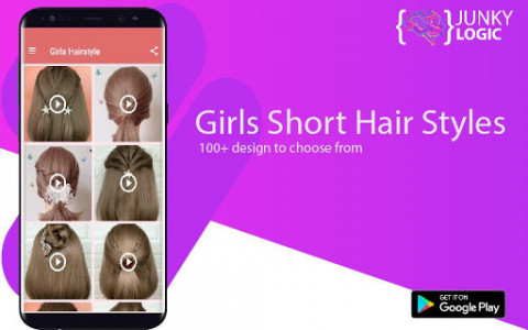اسکرین شات برنامه Hairstyles step by step for girls 3