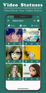 اسکرین شات 3 برنامه Status Saver・Status Downloader