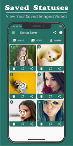 اسکرین شات 4 برنامه Status Saver・Status Downloader