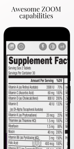 اسکرین شات 3 برنامه Magnifier - Magnifying Glass