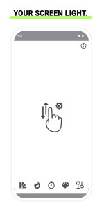 اسکرین شات 1 برنامه Screen Flashlight – Night lamp