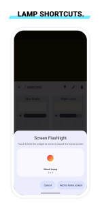 اسکرین شات 6 برنامه Screen Flashlight – Night lamp