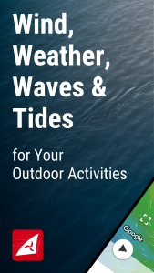 اسکرین شات 1 برنامه Windfinder: Wind & Weather map